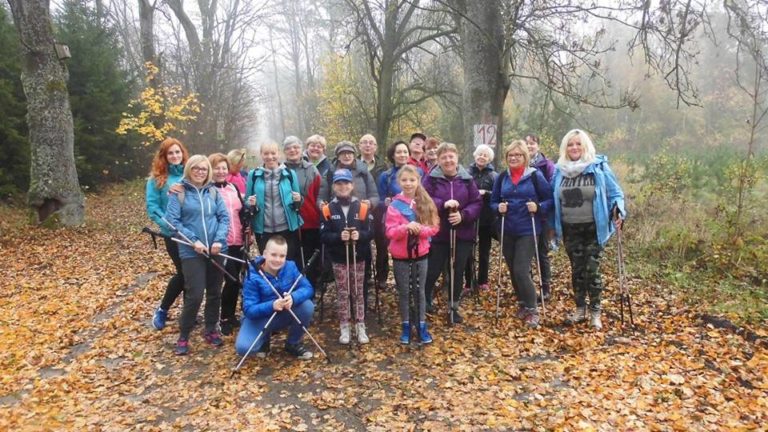 Jesienny rajd nordic walking