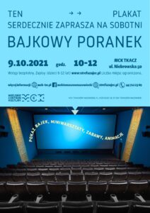 Bajkow poranki, 9.10.2021, godz. 10-12, Tomaszów MAzowiecki, ul. Niebrowska 50