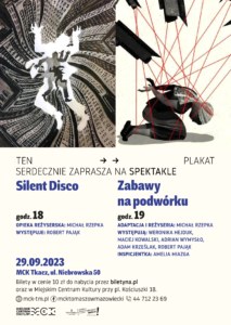 Spektakle teatralne w MCK Tkacz, Tomaszów Mazowiecki, ul. Niebrowska 50 godz. 18 i 19.