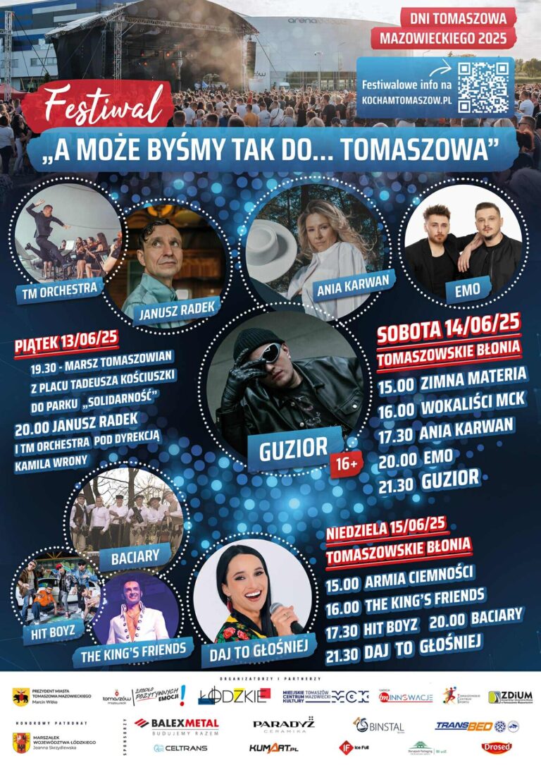 Plakat Dni Tomaszowa 2025