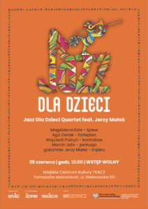Plakat promujący wydarzenie - Jazz Dla Dzieci