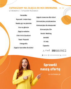 Oferta zajęć MCK Browarna