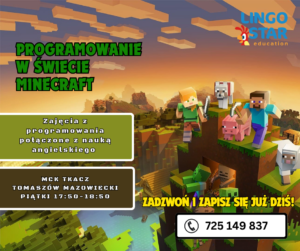 Plakat promujący zajęcia z programowania
