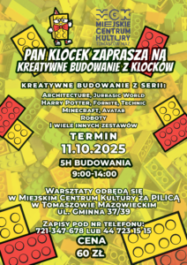Plakat promujący warsztaty