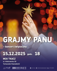 Plakat koncertu "Grajmy Panu"