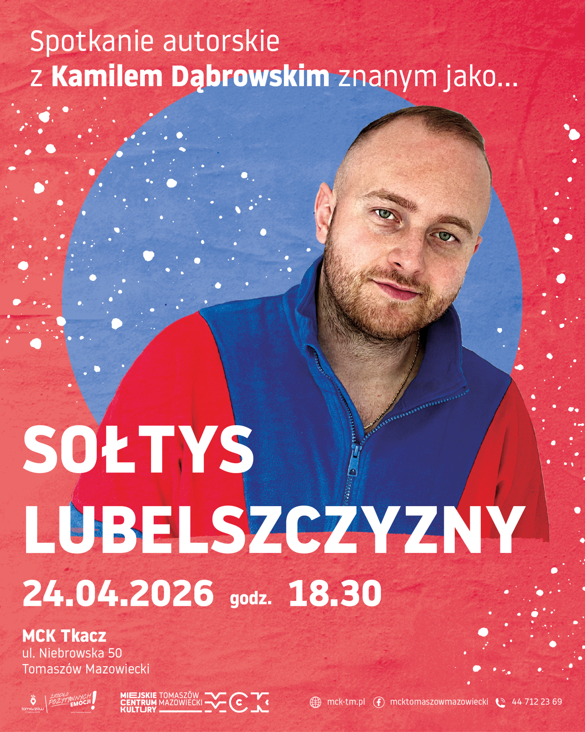 Plakat na wydarzenie "Spotkanie autorskie z Sołtysem Lubelszczyzny"