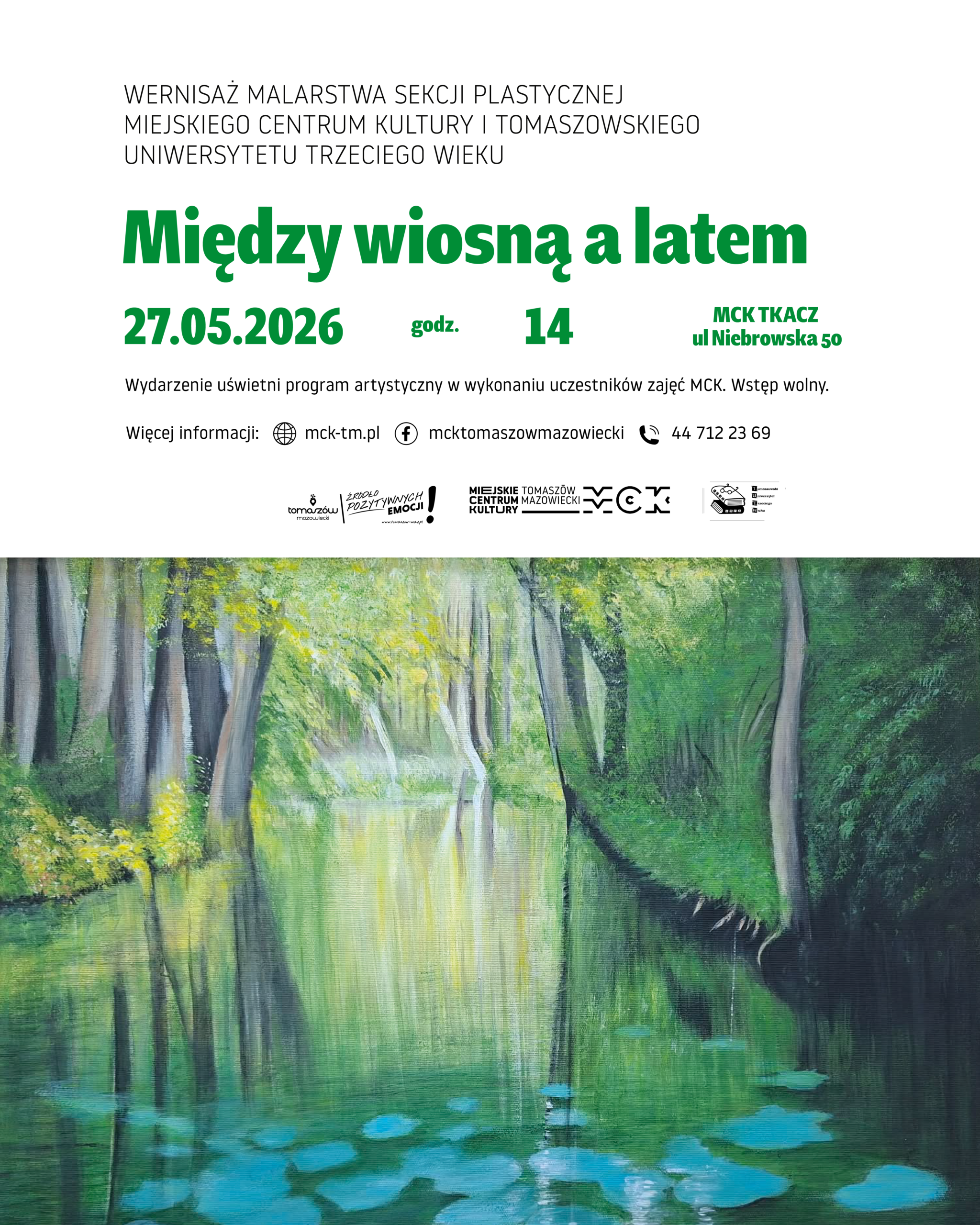 Wernisaż Między wiosną a latem